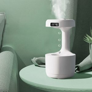 Ultrasonic Humidifiers Bedroom cool mist humidifiers Anti Gravity Water Drop oil diffuser LED Clock Display 36dB Quiet Air Humidifier Night Light roo 866a87ac 9f2e 4fe7 96a6 217e858cedef.2